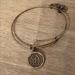 Alex and Ani Gold Initial Bracelet